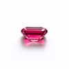 Rubellite Color Gemstone | Vibrant Pink Red Gemstone | Lab-Created, Emerald Cut, 10x14mm | Rings, Pendants, Custom Jewelry