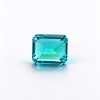 Paraiba Color Gemstone | Vibrant Blue Green Gemstone | Lab-Created, Emerald Cut, 10x14mm | Rings, Pendants, Custom Jewelry
