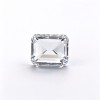 Lab-Created White Sapphire | Brilliant White Loose Gemstone | Emerald Cut, 10x14mm | Rings, Pendants, Custom Jewelry