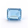 Aquamarine Gemstone | Beautiful Blue Gemstone | Lab-Created, Emerald Cut, 10x14mm | Rings, Pendants, Custom Jewelry