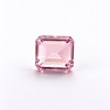 Sakura Pink Gemstone | Soft Blossom Pink Loose Gemstone | Lab-Created, Emerald Cut, 10x14mm | Rings, Pendants, Custom Jewelry