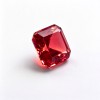 Lab-Created Ruby Gemstone | Vivid Red Loose Ruby | Emerald Cut, 10x14mm | Rings, Pendants, Custom Jewelry