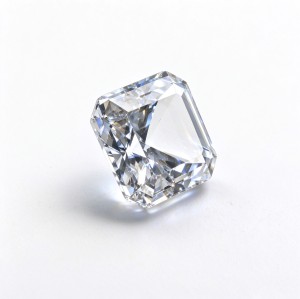 Lab-Created White Sapphire | Brilliant White Loose Gemstone | Emerald Cut, 10x14mm | Rings, Pendants, Custom Jewelry