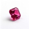 Rubellite Color Gemstone | Vibrant Pink Red Gemstone | Lab-Created, Emerald Cut, 10x14mm | Rings, Pendants, Custom Jewelry