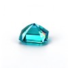 Paraiba Color Gemstone | Vibrant Blue Green Gemstone | Lab-Created, Emerald Cut, 10x14mm | Rings, Pendants, Custom Jewelry