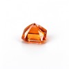 Fanta Orange Gemstone | Vivid Orange Loose Gemstone | Lab-Created, Emerald Cut, 10x14mm | Rings, Pendants, Custom Jewelry