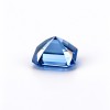 Cornflower Blue Gemstone | Vivid Blue Loose Gemstone | Lab-Created, Emerald Cut, 10x14mm | Rings, Pendants, Custom Jewelry