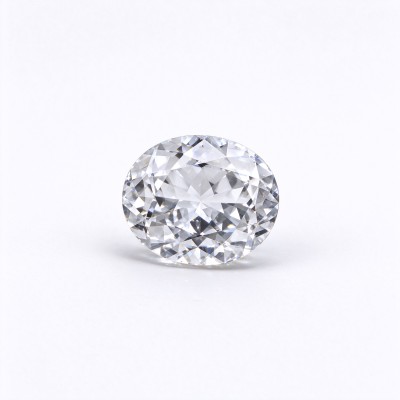 White Sapphire | Brilliant White Loose Gemstone | Lab-Created, Oval Brilliant Cut, 13x18mm | Rings, Pendants, Custom Jewelry