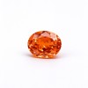 Fanta Orange Gemstone | Vibrant Orange Loose Gemstone | Lab-Created, Oval Brilliant Cut, 13x18mm | Rings, Pendants, Custom Jewelry