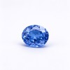 Cornflower Blue Gemstone | Vivid Blue Loose Gemstone | Lab-Created, Oval Brilliant Cut, 13x18mm | Rings, Pendants, Custom Jewelry