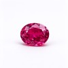 Rubellite Color Gemstone | Vibrant Pink Red Loose Gemstone | Lab-Created, Oval Brilliant Cut, 13x18mm | Rings, Pendants, Custom Jewelry