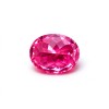 Hot Pink Gemstone | Vibrant Hot Pink Loose Gemstone | Lab-Created, Oval Brilliant Cut, 13x18mm | Rings, Pendants, Custom Jewelry