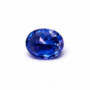 Royal Blue Gemstone | Deep Royal Blue Loose Gemstone | Lab-Created, Oval Brilliant Cut, 13x18mm | Rings, Pendants, Custom Jewelry
