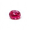 Rubellite Color Gemstone | Vibrant Pink Red Loose Gemstone | Lab-Created, Oval Brilliant Cut, 13x18mm | Rings, Pendants, Custom Jewelry