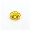 Canary Yellow Gemstone | Vibrant Canary Yellow Loose Gemstone | Lab-Created, Round Brilliant Cut, 9mm | Rings, Pendants, Custom Jewelry