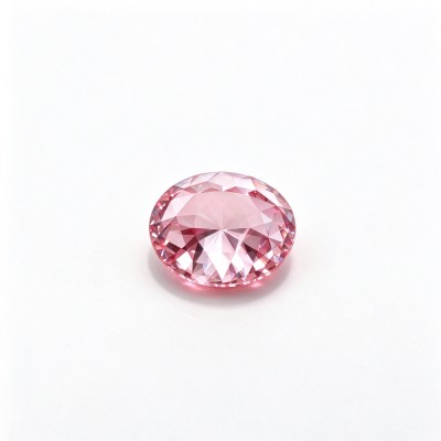 Sakura Pink Gemstone | Soft Cherry Blossom Pink Loose Gemstone | Lab-Created, Round Brilliant Cut, 9mm | Rings, Pendants, Custom Jewelry