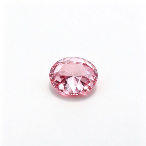Sakura Pink Gemstone | Soft Cherry Blossom Pink Loose Gemstone | Lab-Created, Round Brilliant Cut, 9mm | Rings, Pendants, Custom Jewelry