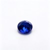 Royal Blue Gemstone | Rich Royal Blue Loose Gemstone | Lab-Created, Round Brilliant Cut, 9mm | Rings, Pendants, Custom Jewelry