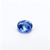 Cornflower Blue Gemstone | Vivid Cornflower Blue Loose Gemstone | Lab-Created, Round Brilliant Cut, 9mm | Rings, Pendants, Custom Jewelry