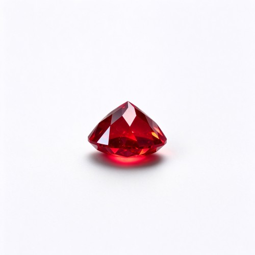 Lab-Created Ruby | Brilliant Ruby Red Loose Gemstone | Round Brilliant Cut, 9mm | Rings, Pendants, Custom Jewelry