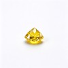 Canary Yellow Gemstone | Vibrant Canary Yellow Loose Gemstone | Lab-Created, Round Brilliant Cut, 9mm | Rings, Pendants, Custom Jewelry