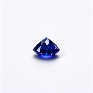 Royal Blue Gemstone | Rich Royal Blue Loose Gemstone | Lab-Created, Round Brilliant Cut, 9mm | Rings, Pendants, Custom Jewelry