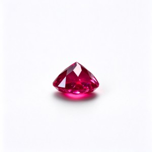 Rubellite Color Gemstone | Vibrant Pink Red Loose Gemstone | Lab-Created, Round Brilliant Cut, 9mm | Rings, Pendants, Custom Jewelry