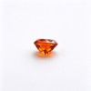 Fanta Orange Gemstone | Vibrant Orange Loose Gemstone | Lab-Created, Round Brilliant Cut, 9mm | Rings, Pendants, Custom Jewelry