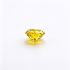 Canary Yellow Gemstone | Vibrant Canary Yellow Loose Gemstone | Lab-Created, Round Brilliant Cut, 9mm | Rings, Pendants, Custom Jewelry