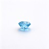 Aquamarine Gemstone | Beautiful Ocean Blue Loose Gemstone | Lab-Created, Round Brilliant Cut, 9mm | Rings, Pendants, Custom Jewelry
