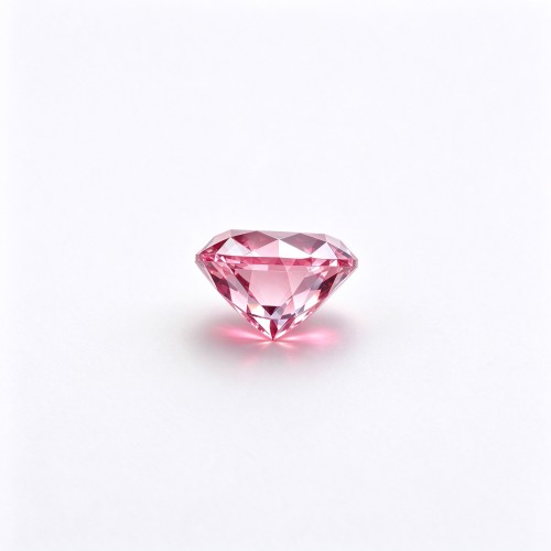 Sakura Pink Gemstone | Soft Cherry Blossom Pink Loose Gemstone | Lab-Created, Round Brilliant Cut, 9mm | Rings, Pendants, Custom Jewelry