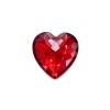 Lab-Created Ruby Gemstone | Vivid Red Loose Ruby | Heart Cut, 12x12mm | Rings, Pendants, Custom Jewelry