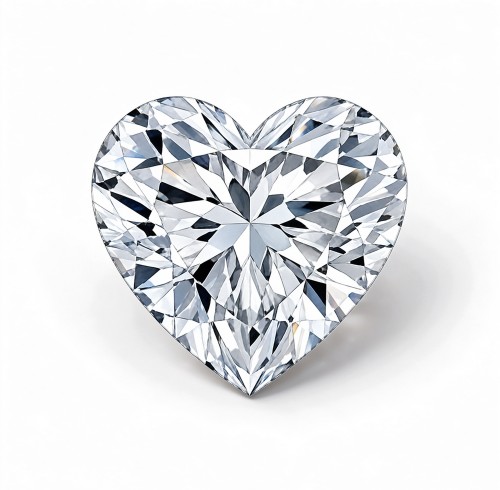 Heart Diamond | Brilliant Heart-Shaped Loose Diamond | Lab-Grown, Heart Cut, 12x12mm | Rings, Pendants, Custom Jewelry
