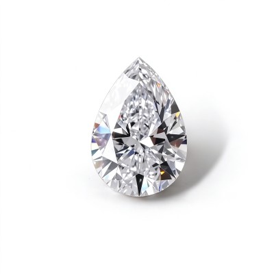 Pear Diamond | Brilliant Pear-Shaped Loose Diamond | Lab-Grown, Pear Cut, 13x18mm | Rings, Pendants, Custom Jewelry