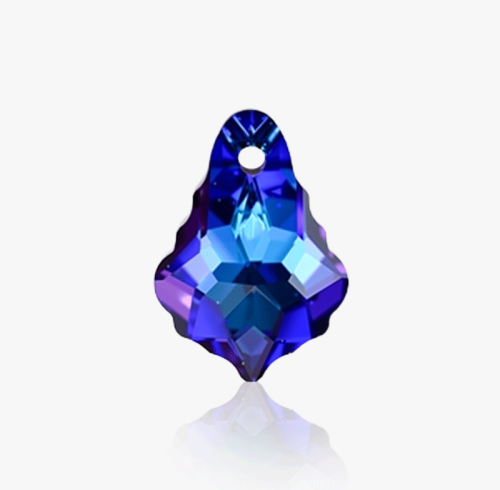 Maple Leaf Single Hole Pendant Stone| K9 Glass, fancy stone | jewelry accessories | crystal | rhinestones