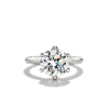 925 Sterling Silver Lab-Grown Diamond Ring | Round Brilliant-Cut Center Stone