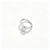 925 Sterling Silver Lab-Grown Diamond Ring | Round Brilliant-Cut Center Stone