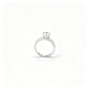 925 Sterling Silver Lab-Grown Diamond Ring | Round Brilliant-Cut Center Stone