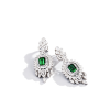 925 Sterling Silver Lab-Created Emerald Jewelry Set | Necklace, Bracelet, Ring & Pair of Earrings