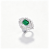 925 Sterling Silver Lab-Created Emerald Jewelry Set | Necklace, Bracelet, Ring & Pair of Earrings