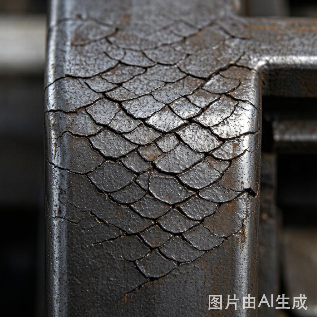 Fish-scale cracks