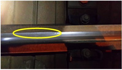 Fish-scale grinding start position - load bearing point