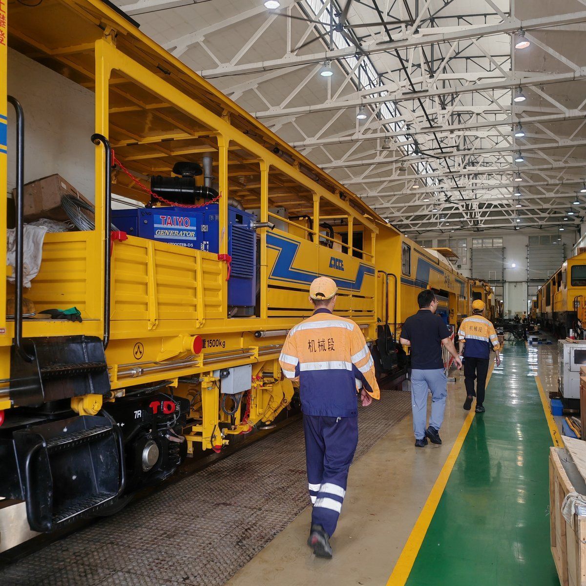 rail grinding companies equipment production on site