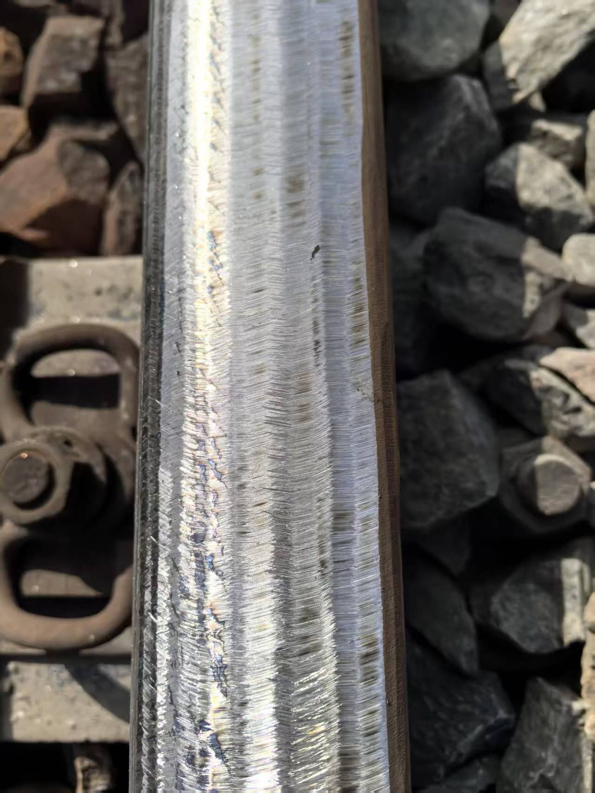 rail corrugation removal on site