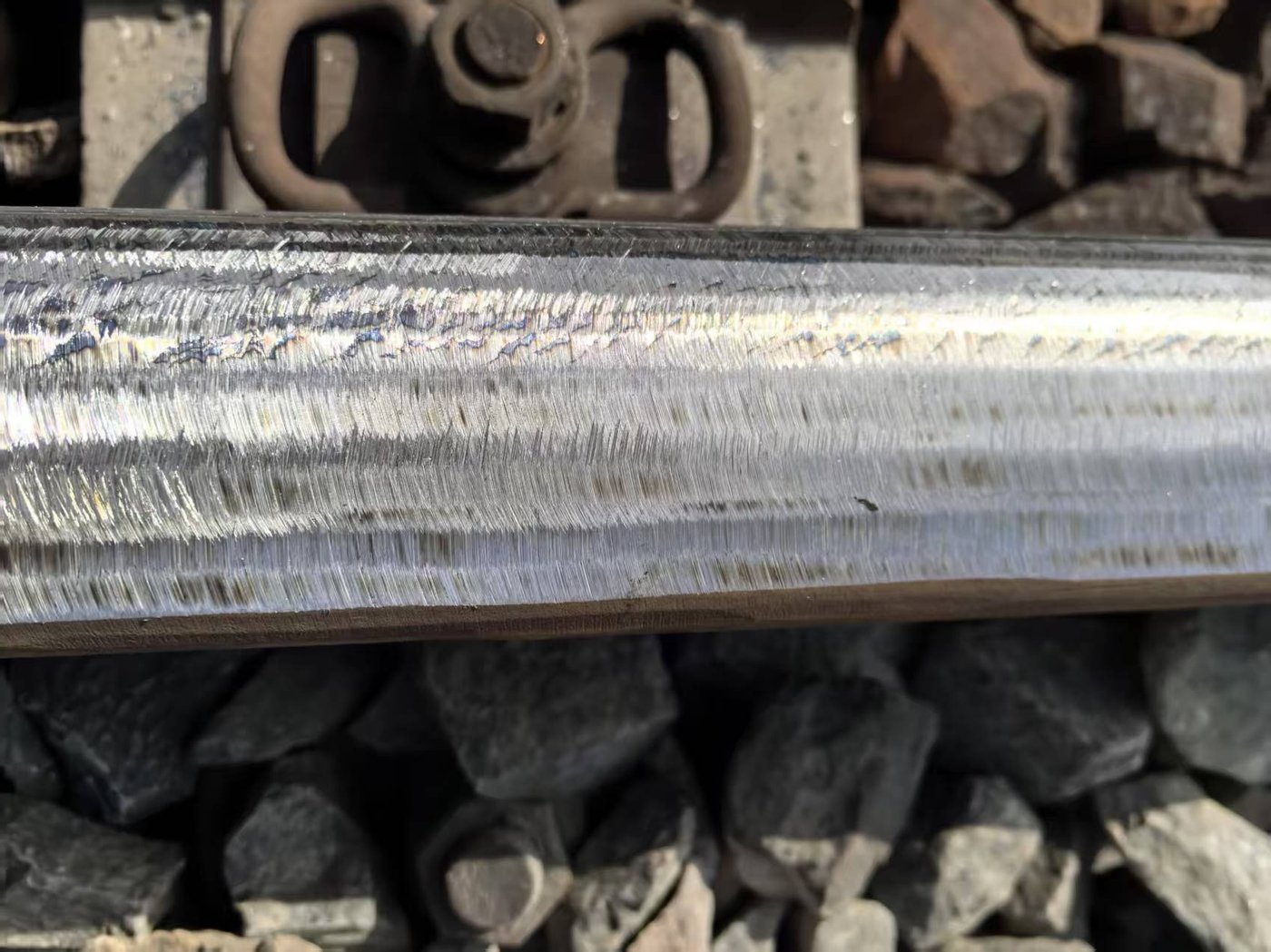 rail corrugation removal on site