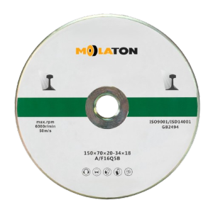 Шлифовальный круг MRC-S150070 с резьбой из диоксида циркония и оксида алюминия (150×70×M20 мм)