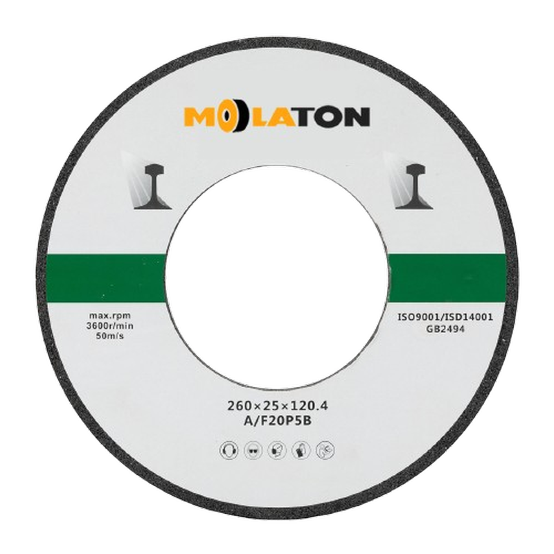 Molaton rail grinding wheel