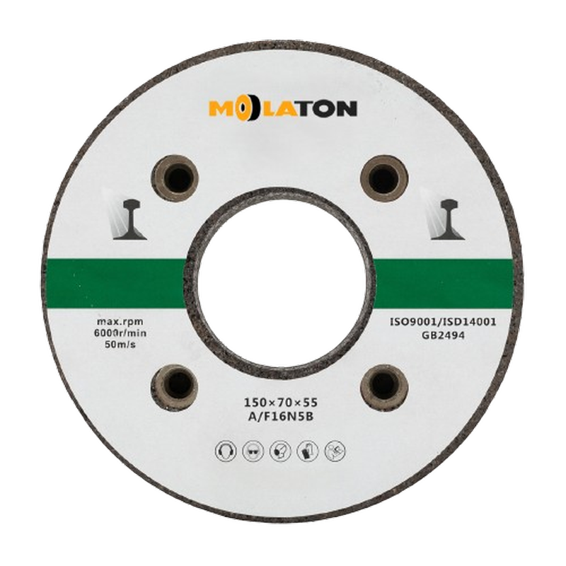 Molaton rail grinding wheel