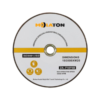 Rail Grinding Wheel MRC-S180080-C M20 Threaded for Custom Grinding Applications
