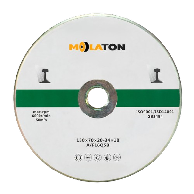 Molaton rail grinding wheel